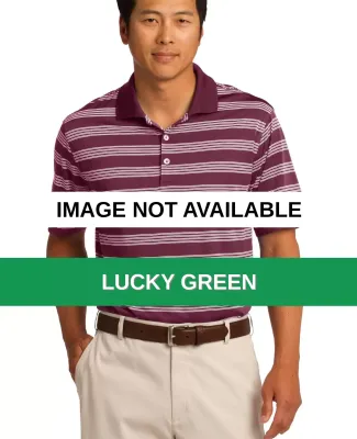 578677 Nike Golf Dri-FIT Tech Stripe Polo Lucky Green