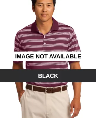 578677 Nike Golf Dri-FIT Tech Stripe Polo Black