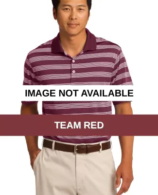 578677 Nike Golf Dri-FIT Tech Stripe Polo Team Red