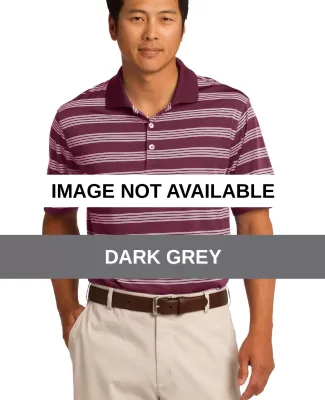 578677 Nike Golf Dri-FIT Tech Stripe Polo Dark Grey