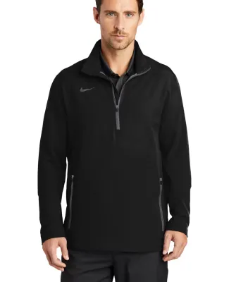 578675 Nike Golf 1/2-Zip Wind Shirt Black/Dk Grey