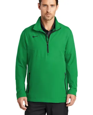 578675 Nike Golf 1/2-Zip Wind Shirt Lucky Grn/Blk