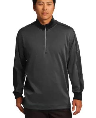 578673 Nike Golf Dri-FIT 1/2-Zip Cover-Up Anth Hthr/Blk