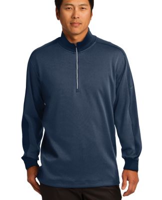 578673 Nike Golf Dri-FIT 1/2-Zip Cover-Up in Midnight navy heather/ midnight navy