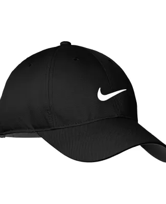548533 Nike Golf Dri-FIT Swoosh Front Cap Black/White