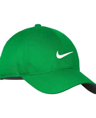 548533 Nike Golf Dri-FIT Swoosh Front Cap Lucky Green/Wh