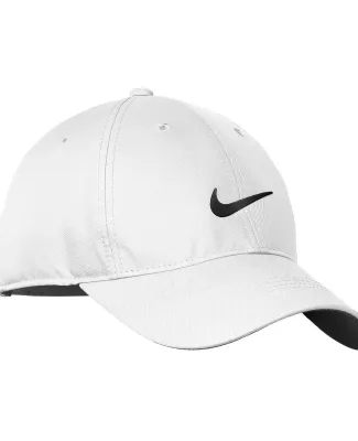 548533 Nike Golf Dri-FIT Swoosh Front Cap White/Black