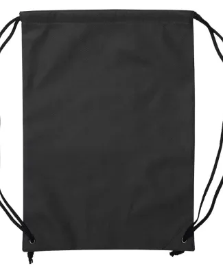 Liberty Bags A136 - Non-Woven Drawstring Backpack BLACK