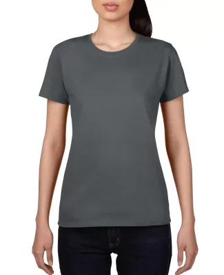 780L Anvil - Ladies' Midweight Short Sleeve T-Shir in Charcoal