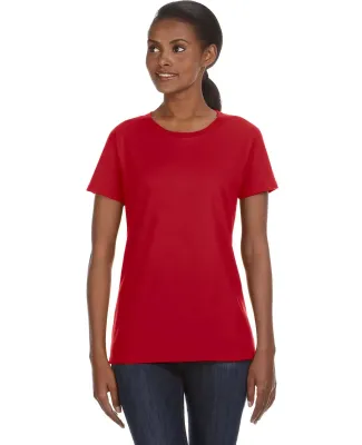780L Anvil - Ladies' Midweight Short Sleeve T-Shir in Red