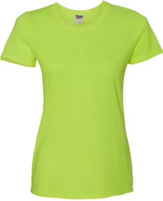 29W JERZEES - Ladies' DRI-POWER 50/50 T-Shirt Safety Green