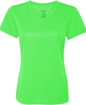 1790 Augusta Sportswear Women's Wicking T-Shirt in Lime