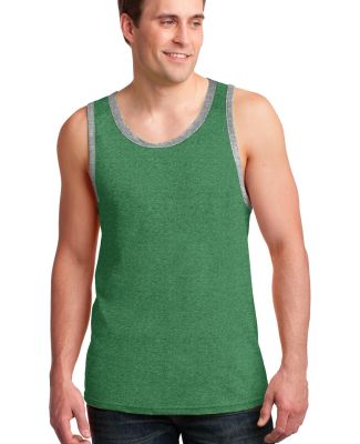 Anvil 986 by Gildan Lightweight Fashion Tank in Heather green/ heather grey