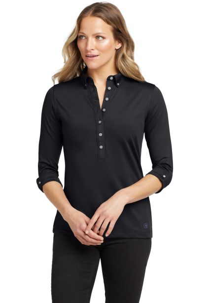 LOG122 OGIO® Ladies Gauge Polo in Blacktop