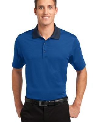 K558 Port Authority® Fine Stripe Performance Polo in Seaport blue/ dress blue navy