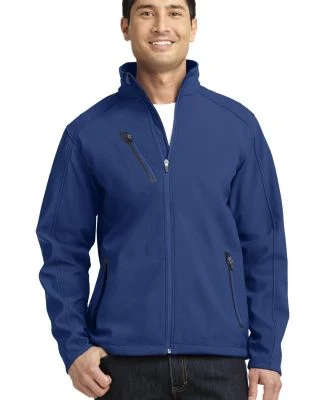 J324 Port Authority® Welded Soft Shell Jacket in Estate blue