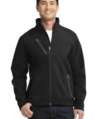 J324 Port Authority® Welded Soft Shell Jacket Black