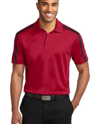 K547 Port Authority® Silk Touch™ Performance Co in Red/black