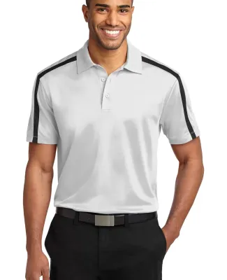 K547 Port Authority® Silk Touch™ Performance Co White/Black