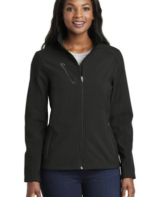 L324 Port Authority® Ladies Welded Soft Shell Jac in Black