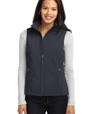L325 Port Authority® Ladies Core Soft Shell Vest in Batlshp grey