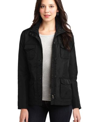 L326 Port Authority® Ladies Four-Pocket Jacket in Black