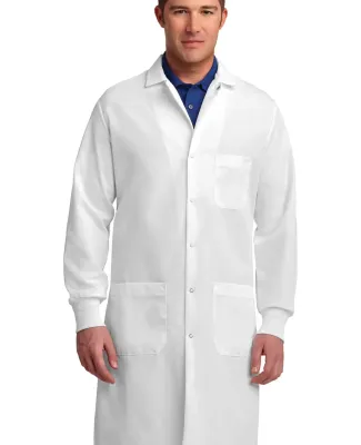 KP70 Red Kap Specialized Cuffed Lab Coat White