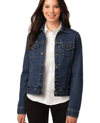 L7620 Port Authority® Ladies Denim Jacket in Denim