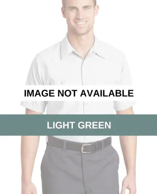 SP24 Red Kap - Short Sleeve Industrial Work Shirt Light Green