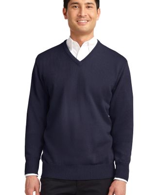 SW300 Port Authority® Value V-Neck Sweater in Navy