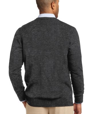 SW302 Port Authority® Value V-Neck Cardigan with  Charcoal Grey