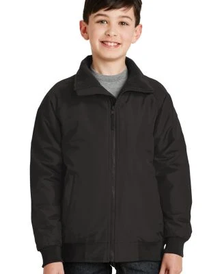 Y328 Port Authority® Youth Charger Jacket in True black