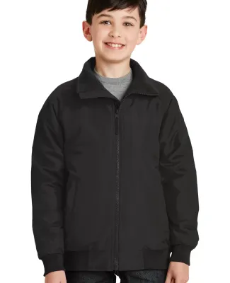 Y328 Port Authority® Youth Charger Jacket True Black