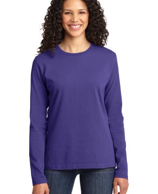 LPC54LS Port & Company® Ladies Long Sleeve 5.4-oz in Purple