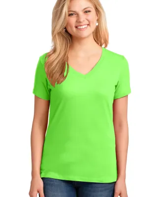 LPC54V Port & Company® Ladies 5.4-oz 100% Cotton  Neon Green