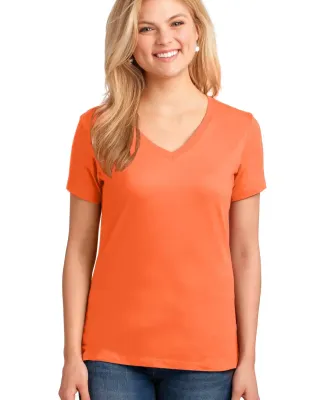 LPC54V Port & Company® Ladies 5.4-oz 100% Cotton  Neon Orange