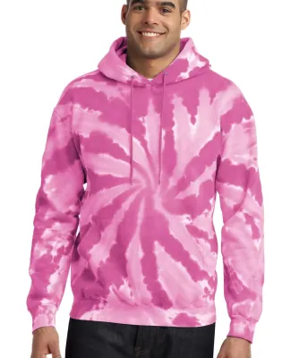 PC146 Port & Company® Essential Tie-Dye Pullover  Pink