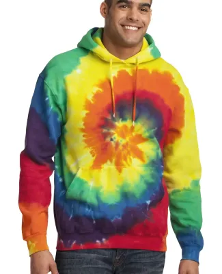 PC146 Port & Company® Essential Tie-Dye Pullover  Rainbow