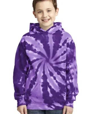 PC146Y Port & Company® Youth Essential Tie-Dye Pu in Purple