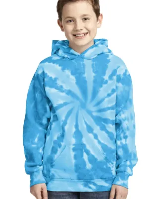 PC146Y Port & Company® Youth Essential Tie-Dye Pu in Turquoise