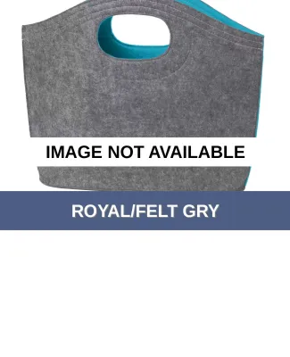 BG403 Port Authority® Felt Hobo Tote Royal/Felt Gry