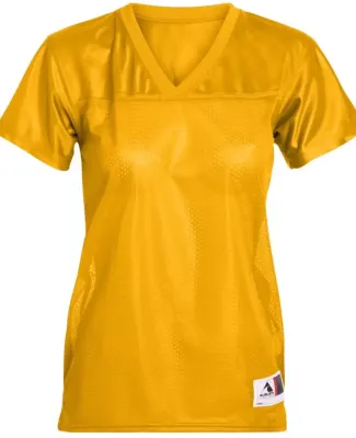 251 Augusta Sportswear Girls Football Tee Gold