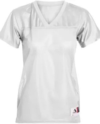 251 Augusta Sportswear Girls Football Tee White