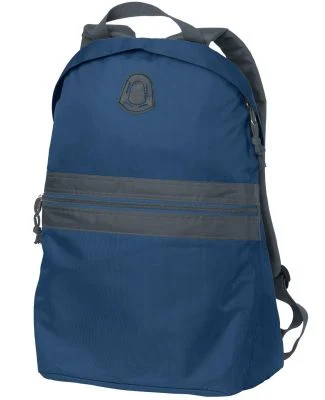 BG202 Port Authority® Nailhead Backpack in Cam blu/smk gy
