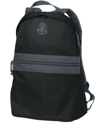 BG202 Port Authority® Nailhead Backpack in Nearly blk/smk
