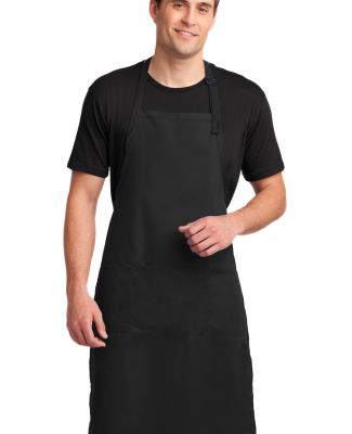 A700 Port Authority® Easy Care Extra Long Bib Apr in Black