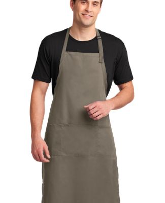 A700 Port Authority® Easy Care Extra Long Bib Apr in Khaki