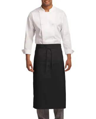 A701 Port Authority® Easy Care Full Bistro Apron  Black