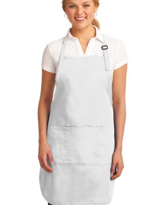A703 Port Authority® Easy Care Full-Length Apron  in White