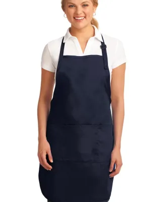 A703 Port Authority® Easy Care Full-Length Apron  Navy